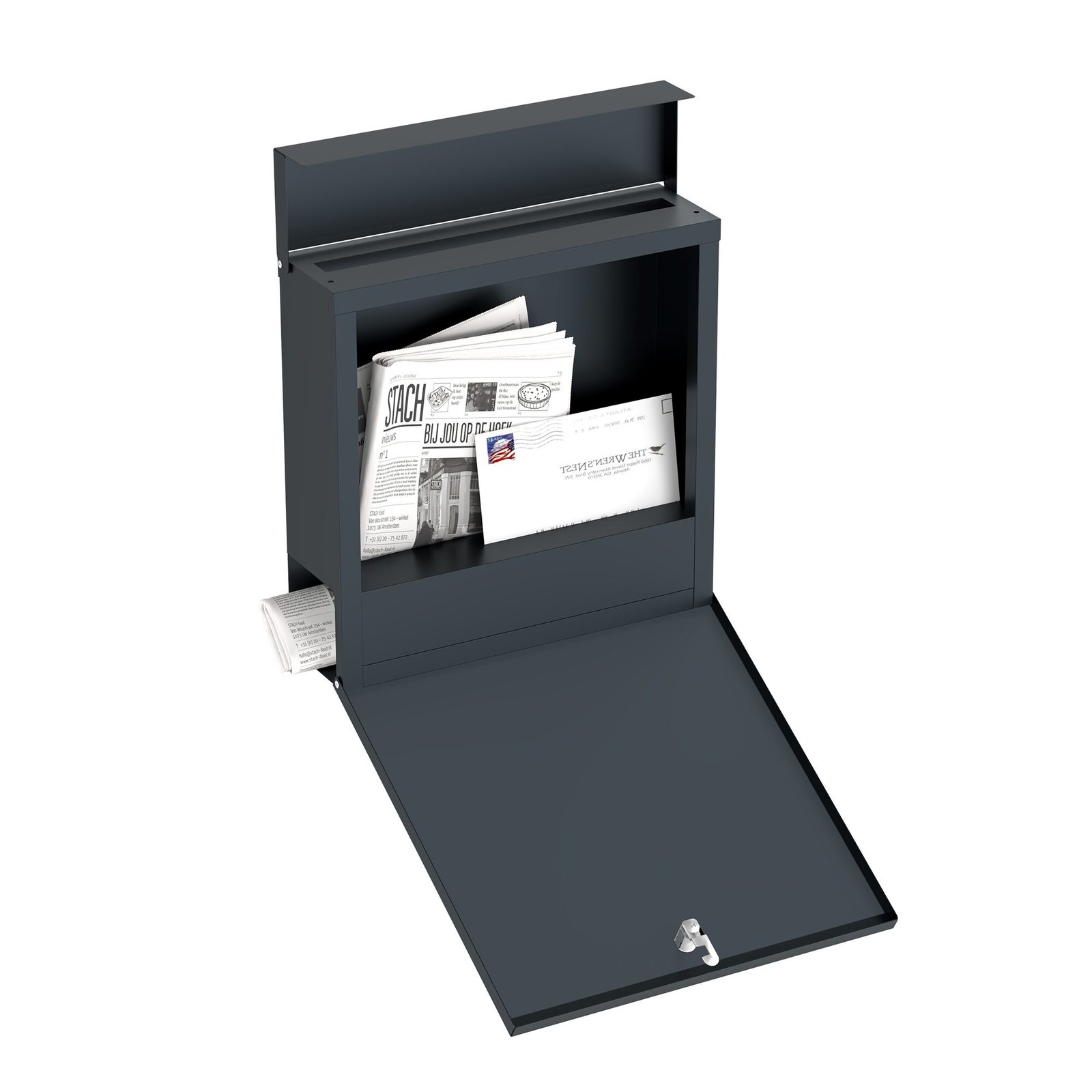 Secure Wall Mounted Letterbox | Sentinel Series Mail Storage - Image 5