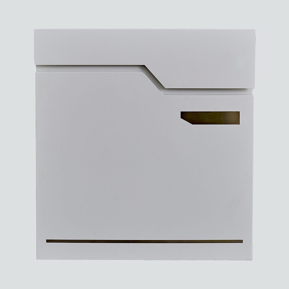 Weatherproof Wall Mounted Mailbox | Secure Sentinel Series White - Image 4