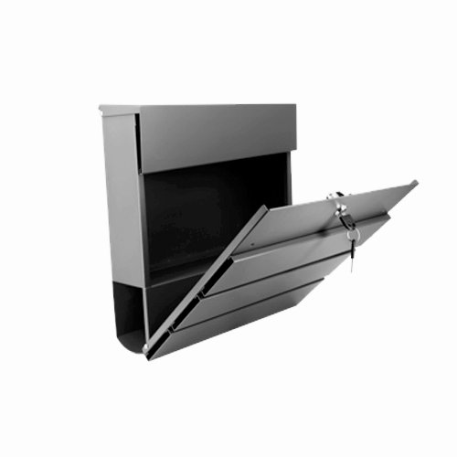 Galvanized Steel Mail Box | Secure Wall-Mounted Storage - Image 5