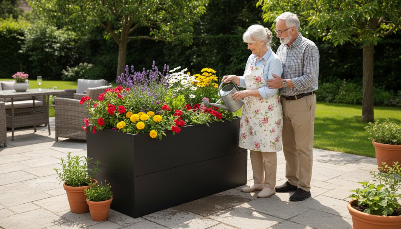 Powder Coated Raised Garden Bed | Durable Galvanized Planter - Image 7