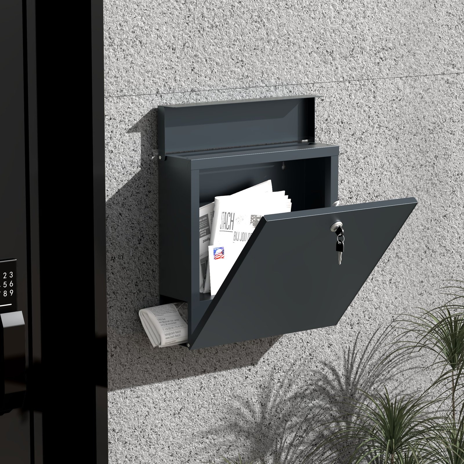 Secure Wall Mounted Letterbox | Sentinel Series Mail Storage - Image 2