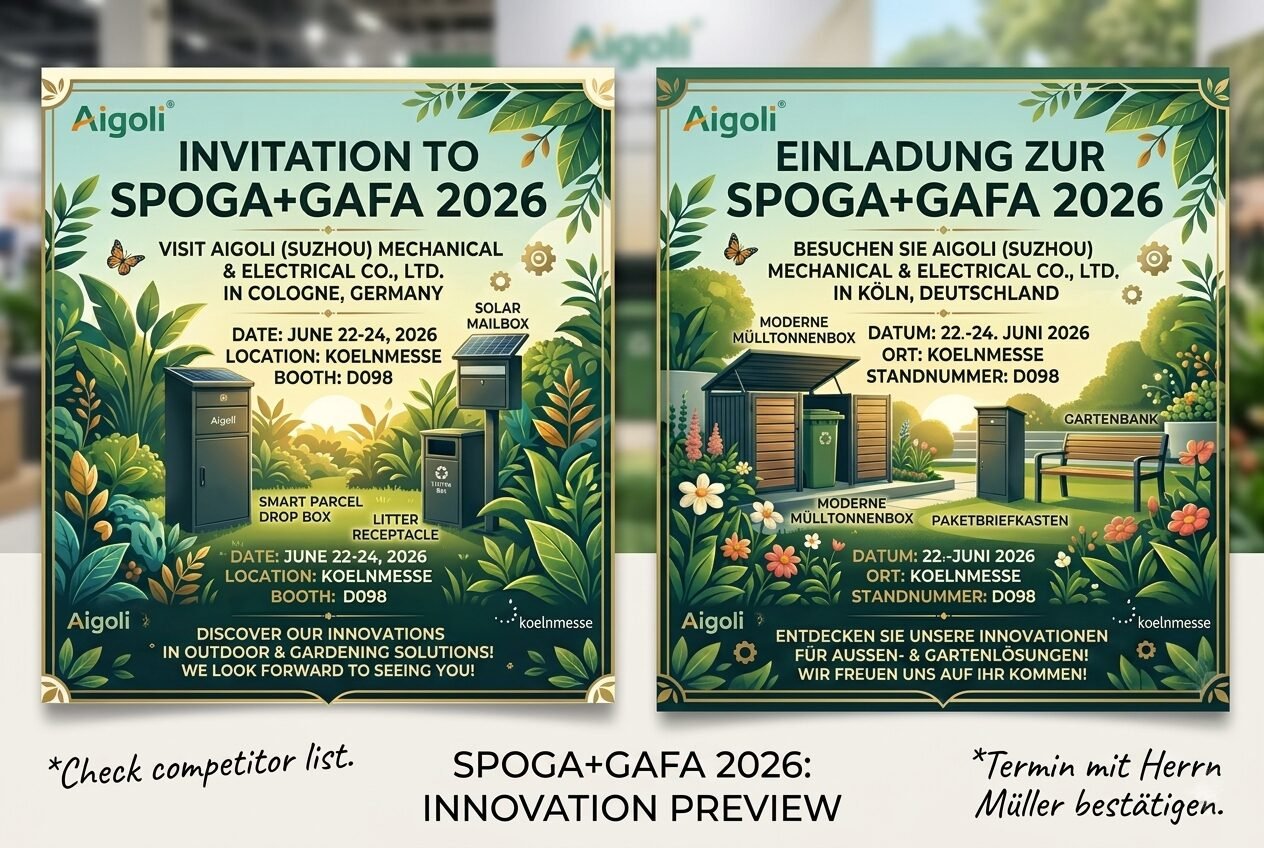 nvitation ticket for spoga+gafa 2026, the world's leading garden lifestyle and BBQ trade fair, taking place from June 22-24 in Cologne, Germany. Explore innovation, sustainable design, and outdoor living trends.